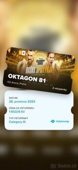 Prodám lístky na Oktagon