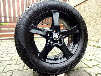 ZIMNÍ ALU 16" 5x112 pneu 215/60R16 pěkný stav