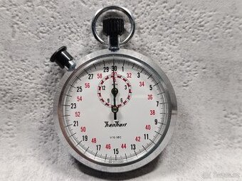 Staré německé kapesní stopky Hanhart 1/10 sec.