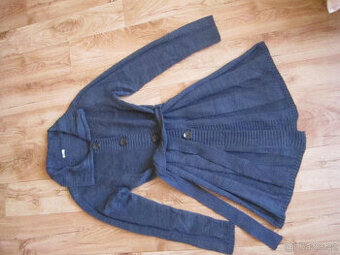 Dlouhý svetr, vel. S/36 až M/38, pružný, tmavě šedý