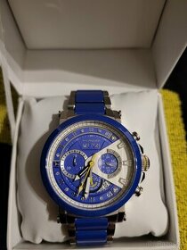 Nové kvalitní pánské modré hodinky Alexander Milton