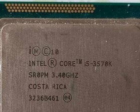 i5-3570K 3,4-3,8Gz 4j/4vl LGA 1155 odemčený násobič