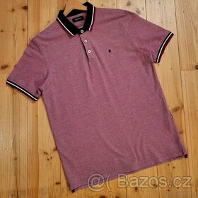 Jack & Jones Pink EXTRA LARGE Short-Sleeve Polo Shirt