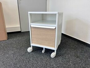 Ikea BEKANT Úložný díl s kolečky, síť bílá, 41x61 cm