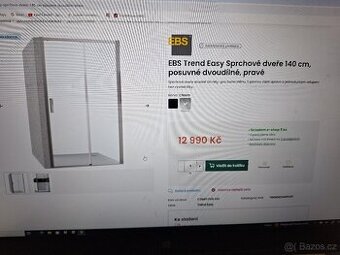 sprchové posuvné dveře
