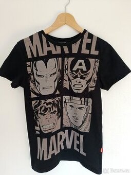 Černé tričko Marvel 158/164