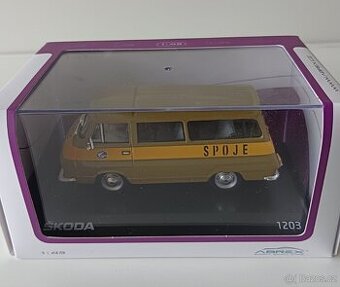 Škoda 1203 Spoje, hnědá barva Abrex 1:43