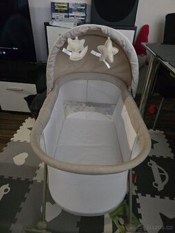 KINDERKRAFT Postýlka dětská 3v1 Lovi Beige