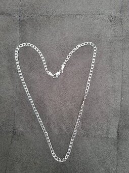 Nový dámský stříbrný náhrdelník řetízek na krk 45 cm 925