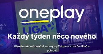OnePlay (Voyo), Vodafone TV, HBO Max, Prima+, Prime, Tidal