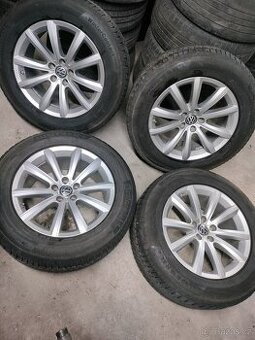 ❄️zimná 4ks alu disky orig. VW 5x112 R18 pneu 7mm 255/60 r18