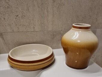 Souprava váza a miska