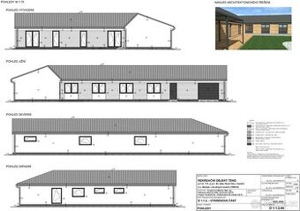 Pozemek s základem na barák a projektem