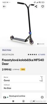 Freestylová koloběžka
