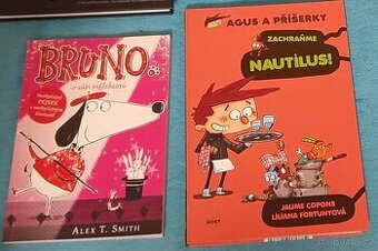 Knihy: Bruno v záři reflektorů, Agus a příšerky