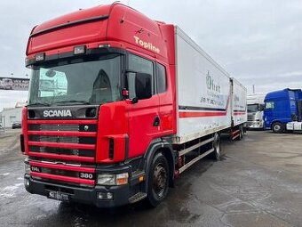 Scania R114 380 MANUÁL EURO II + SCHMITZ ZKO 18