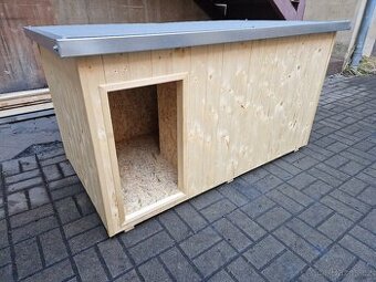 Zateplená psí bouda XL