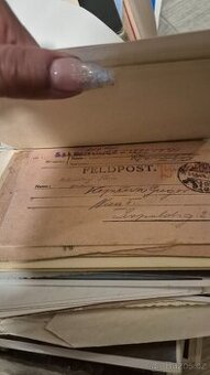 Polní lístky z pohlednice  první světové války
