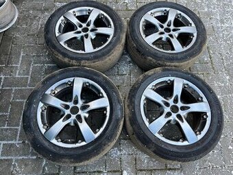 4x alu disky 5x110 R16, letní pneu 50%