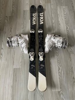 Univerzální lyže Volkl 128 cm + lyžáky 37-38