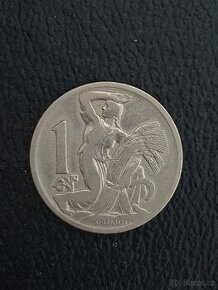 Prodám mince 1Kčs 1922-38 - 1