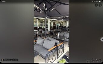 Zahradní restaurační nábytek