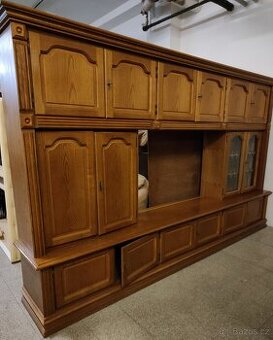 Stěna obývací rustikal