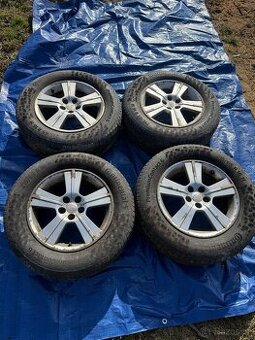 Sada letních kol 5x100r16 , original subaru, et48; 16x6,5J