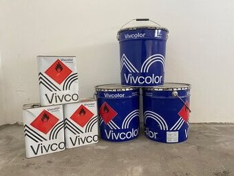 Epoxidová podlahová barva Vivcolor – šedá barva + tužidlo