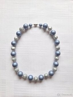 Vintage/retro modrošedé korále