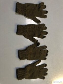 Vojenské rukavice pletené