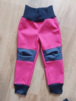 Jarní softshellove kalhoty 80/86 Nové