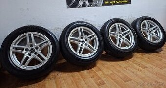 Alu kola R16 5x112 Borbet + zimní pneu 205/60/16 Fulda