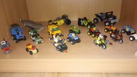 Lego autíčka, motorky a Star Wars