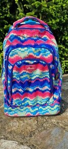 Školní batoh na kolečkách-dívčí