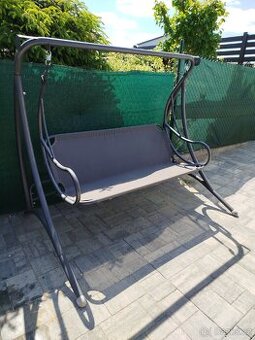Zahradní houpačka antracit