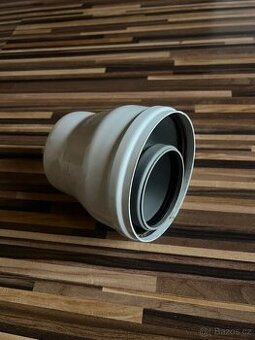 Redukce – přechod DN 60/100 na DN 80/125mm na kondenzační ko