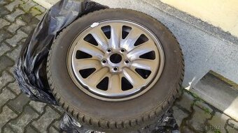 Ocelová kola 5X112 205/5 R 16 + zimné pneu