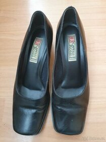 Kožené vintage botky vel.38 - 1