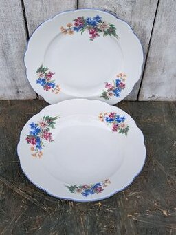 2ks vintage talíře, Alpeflora, zn.Altrohlau MZ.
