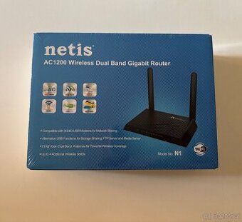 Netis Wifi Dual Band Gigabit Router N1 AC1200