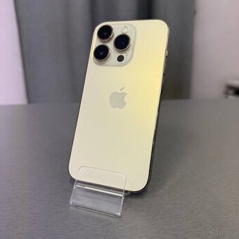 iPhone 14 Pro 256GB gold, bez škrábance, 12 měsíců záruka