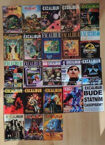 Staré herní časopisy Excalibur
