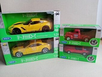 Chevrolet Camaro, Corvette - Welly 1:24, 1:34-39, nové