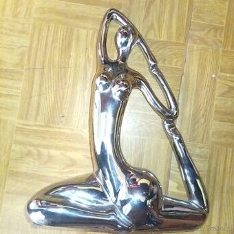 Postříbřená soška 25 cm stardeco
