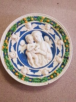Nástěnný reliéf "Madonna s Ježíškem" RAKO - 1