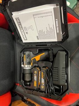 AKU vrtačka Worx Nitro WX352 20V-kufr, 2x baterie,nabíječka