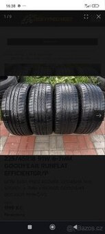 225/45R18 91W 6-7MM GOODYEAR RUNFLAT EFFICIENTGRIP