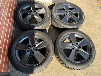 Alu 16" 5x112 škoda ILIAS BLACK zimní 92% O3 TOP
