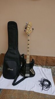 BASOVÁ KYTARA Vintage V49 Coaster Series Bass, Gloss Black
